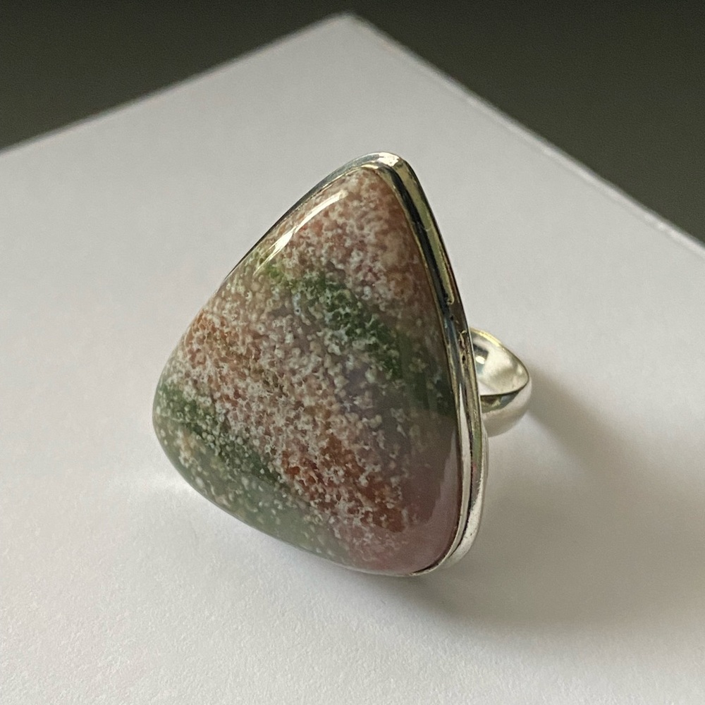 Vintage Natural Stone Large Stone Ring